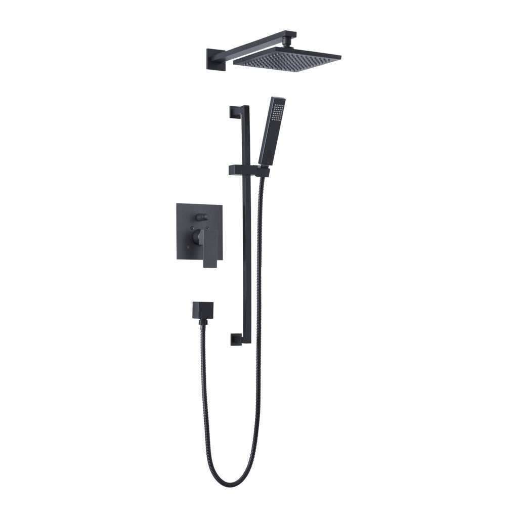 2-function faucet. Rain head, hand shower, durable. Multiple finishes.